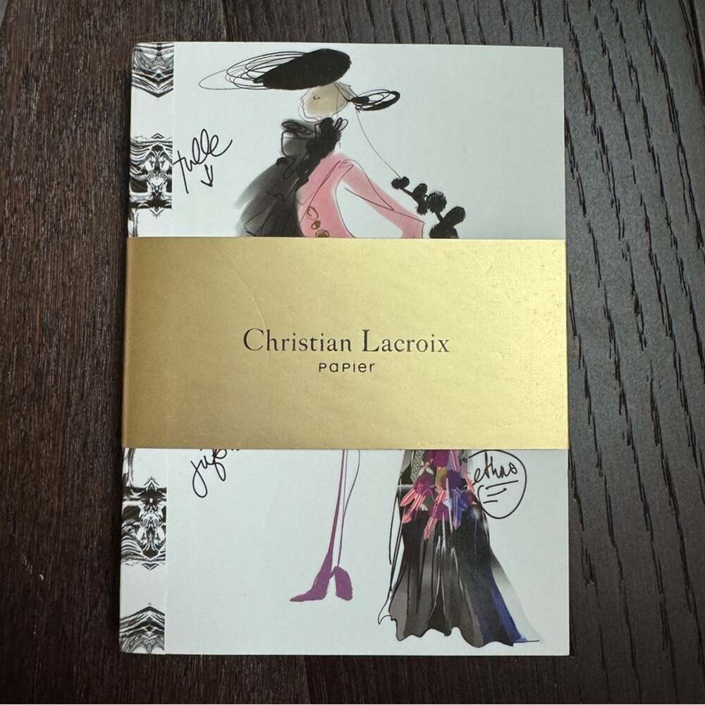 Christian Lacroix A6 Croquis Layflat Notebook Journal 4.25x6 inches